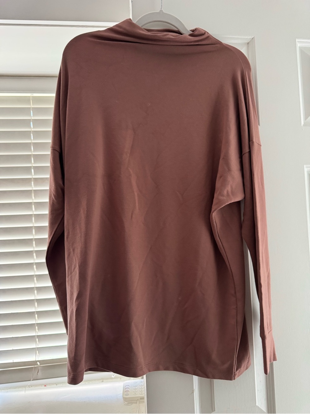 Uniqlo Heattech Mockneck Long Sleeve Tunic Sweater - Dusty Rose
